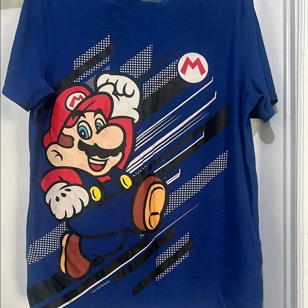 Old Navy Blue Mario Kids T-Shirt
